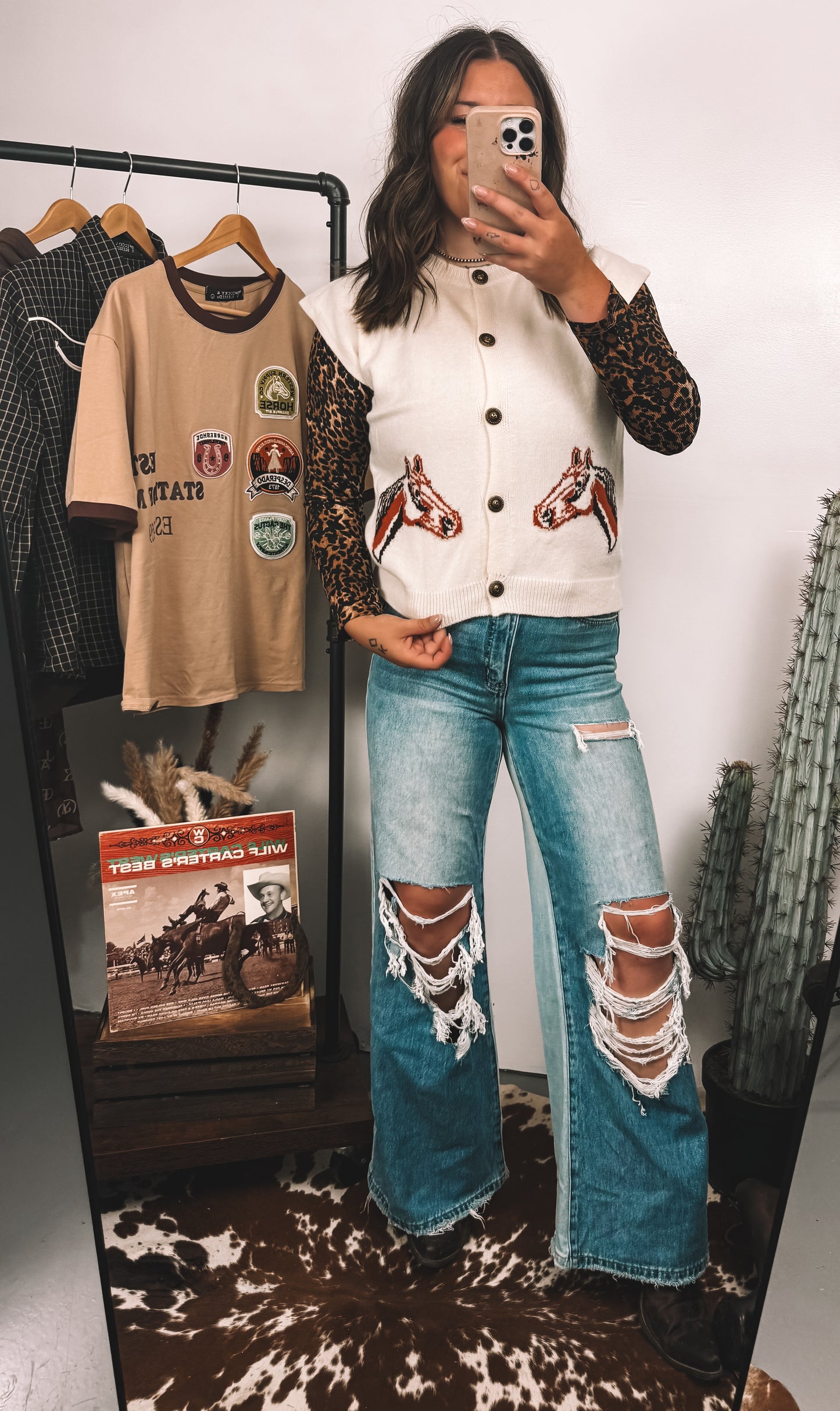 Prairie Pony Sweater Vest