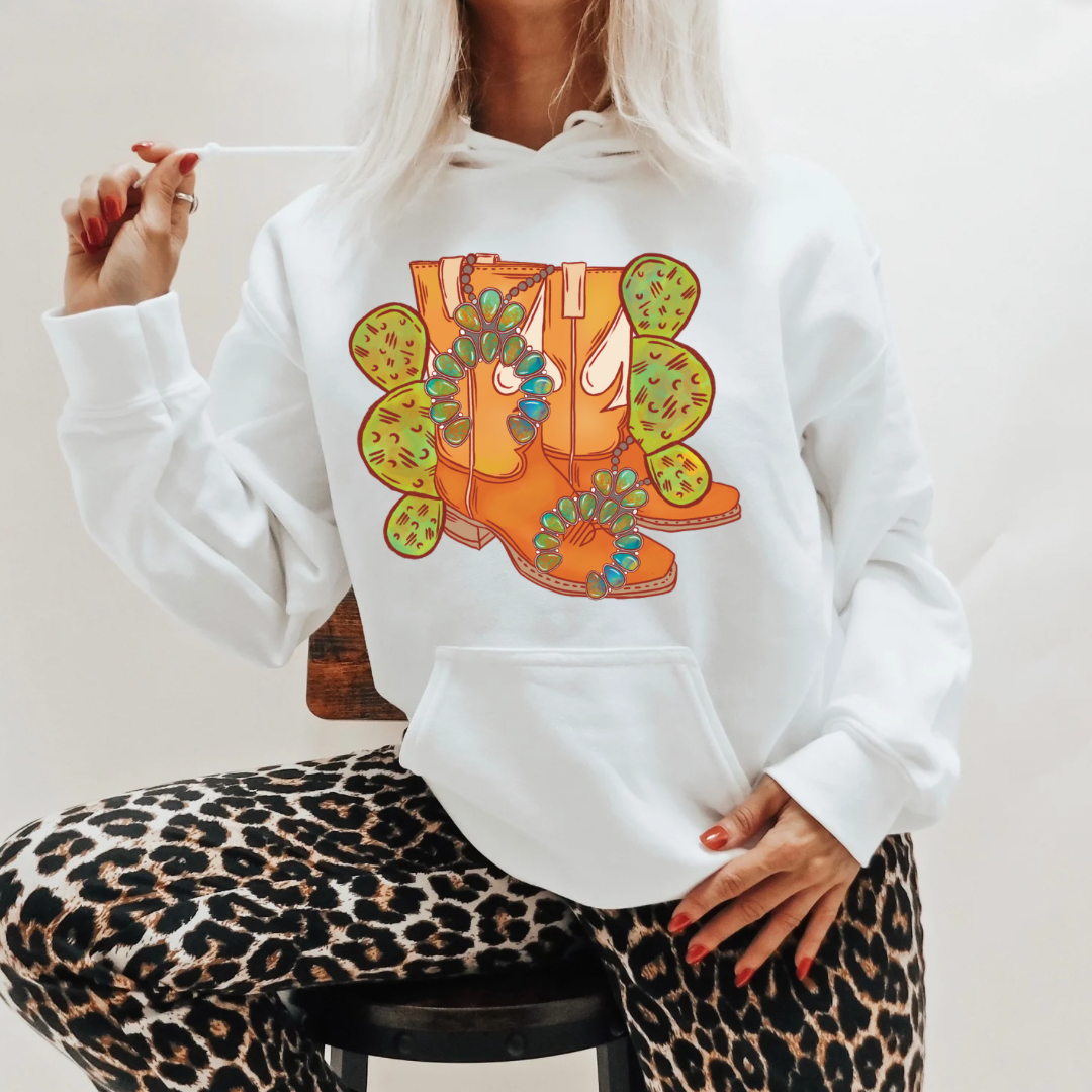 The Branded Roan - Spade Boots Hoodie