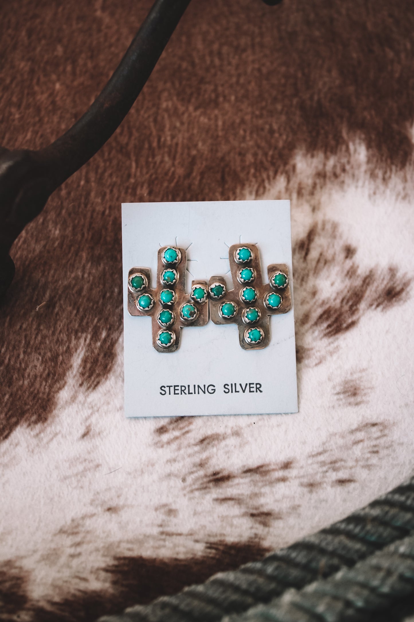 Kingman Cactus Studs