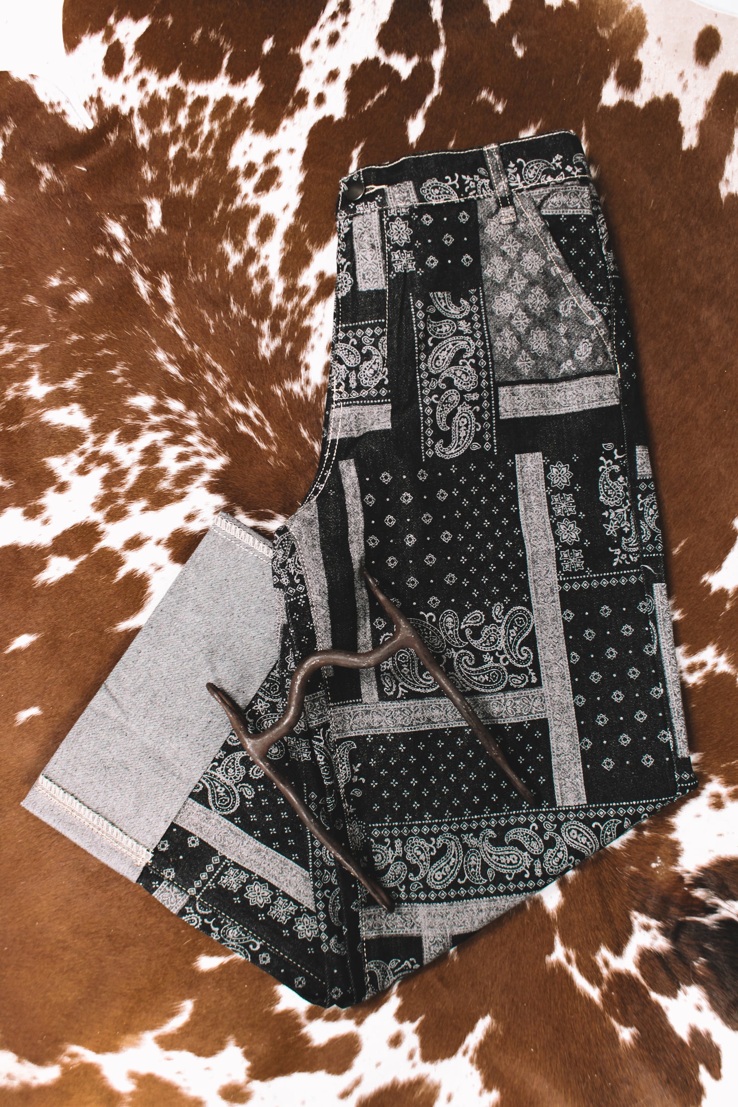 Paisley Cuff Jeans
