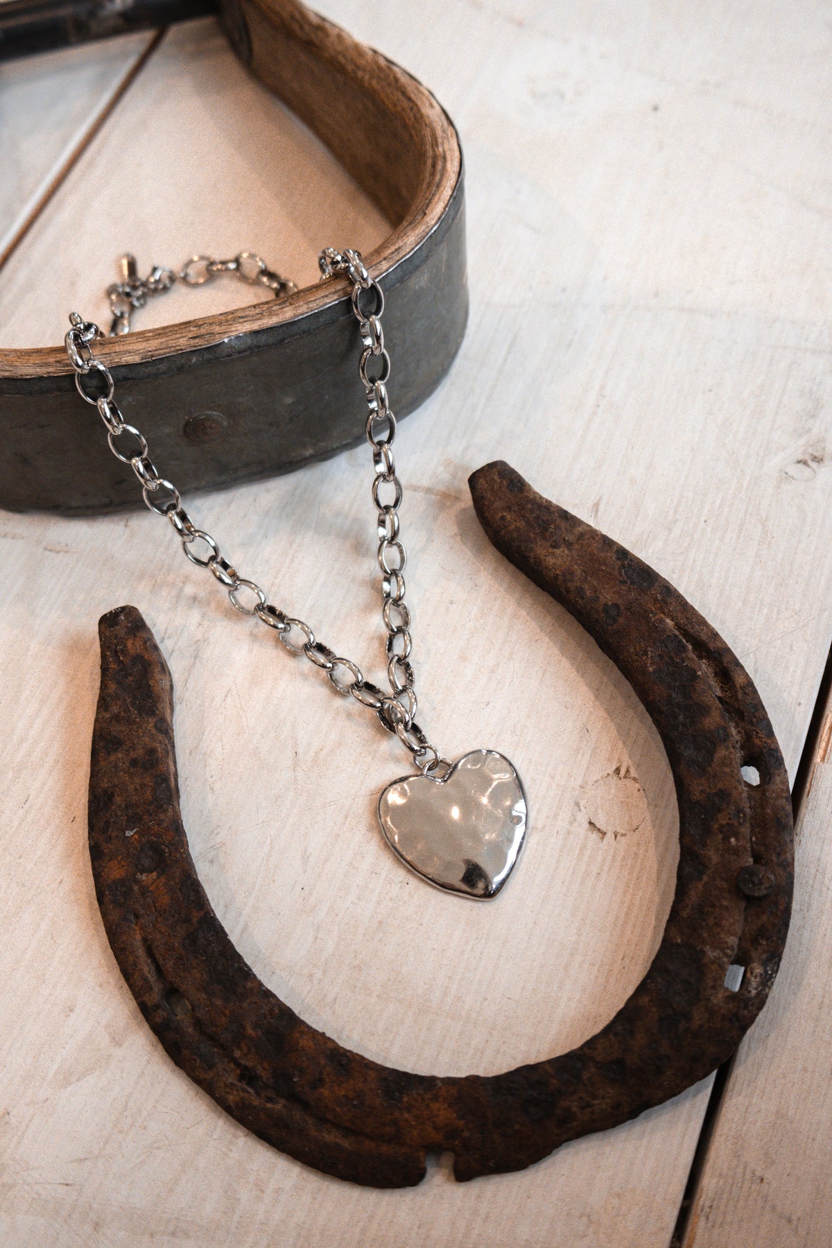 The Silver Wild Heart Necklace