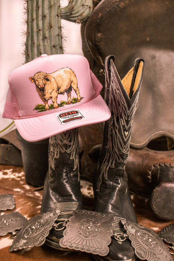 The Charolais Trucker Cap - Pink