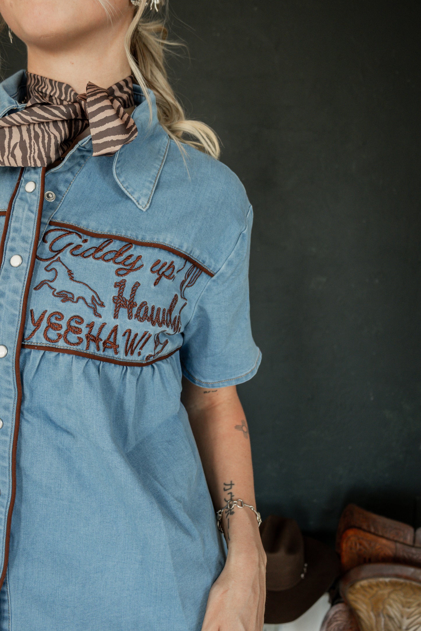 The Honky Tonk Denim Top