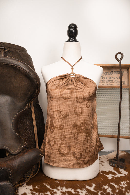 Saddle Up Halter Top