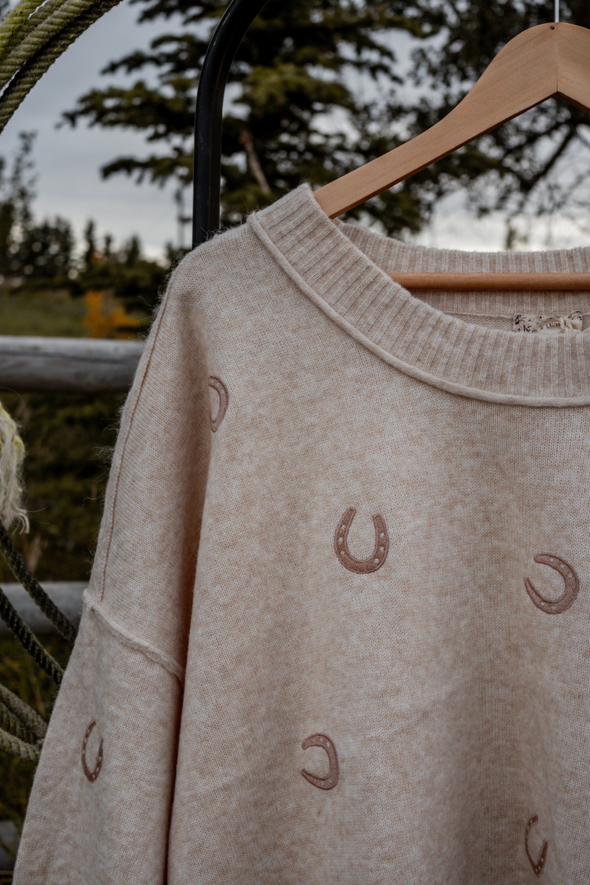 The Horse Shoe Honey Sweater