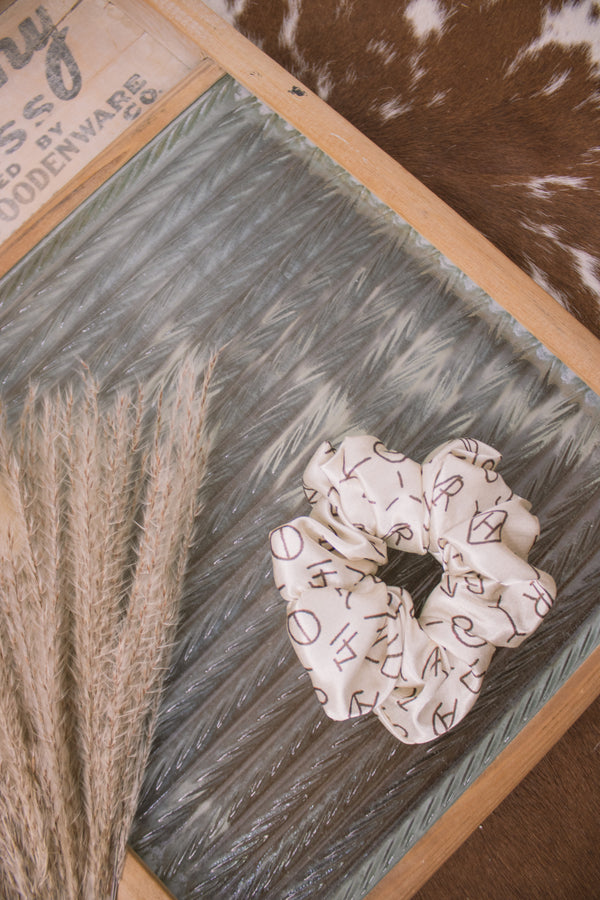 Cattle Brands Scrunchie