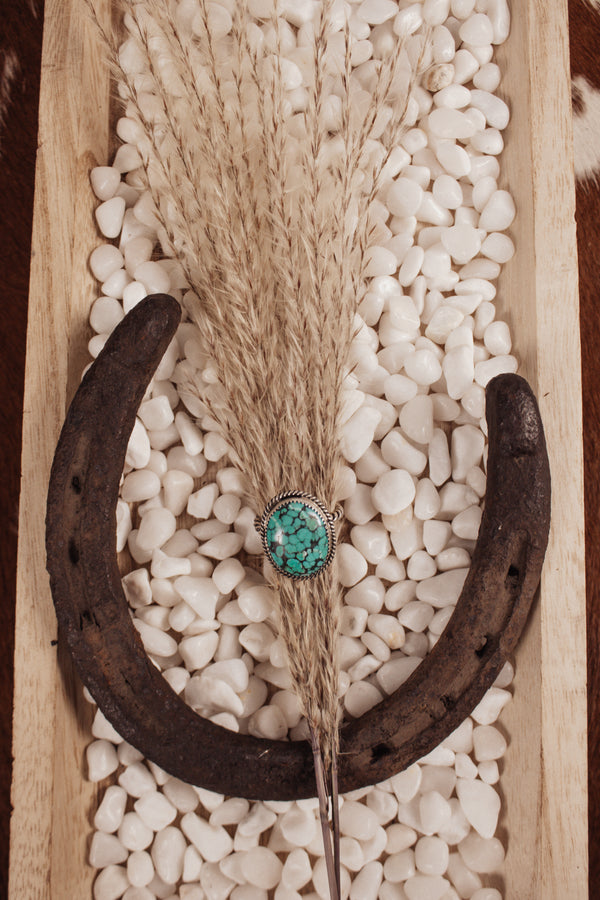 Round Turquoise Ring