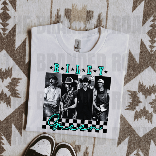 The Branded Roan - Riley Green Tee