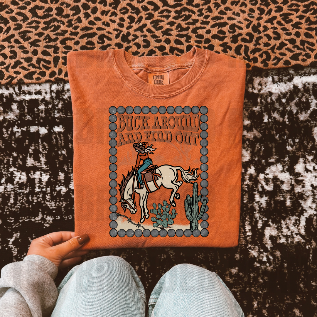 The Branded Roan - Buck Around & Find Out Tee