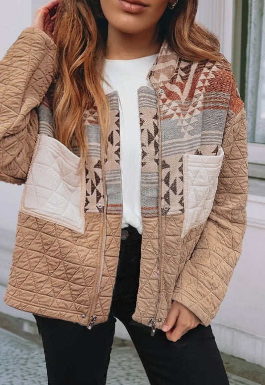 Patchwork Aztec Jacket