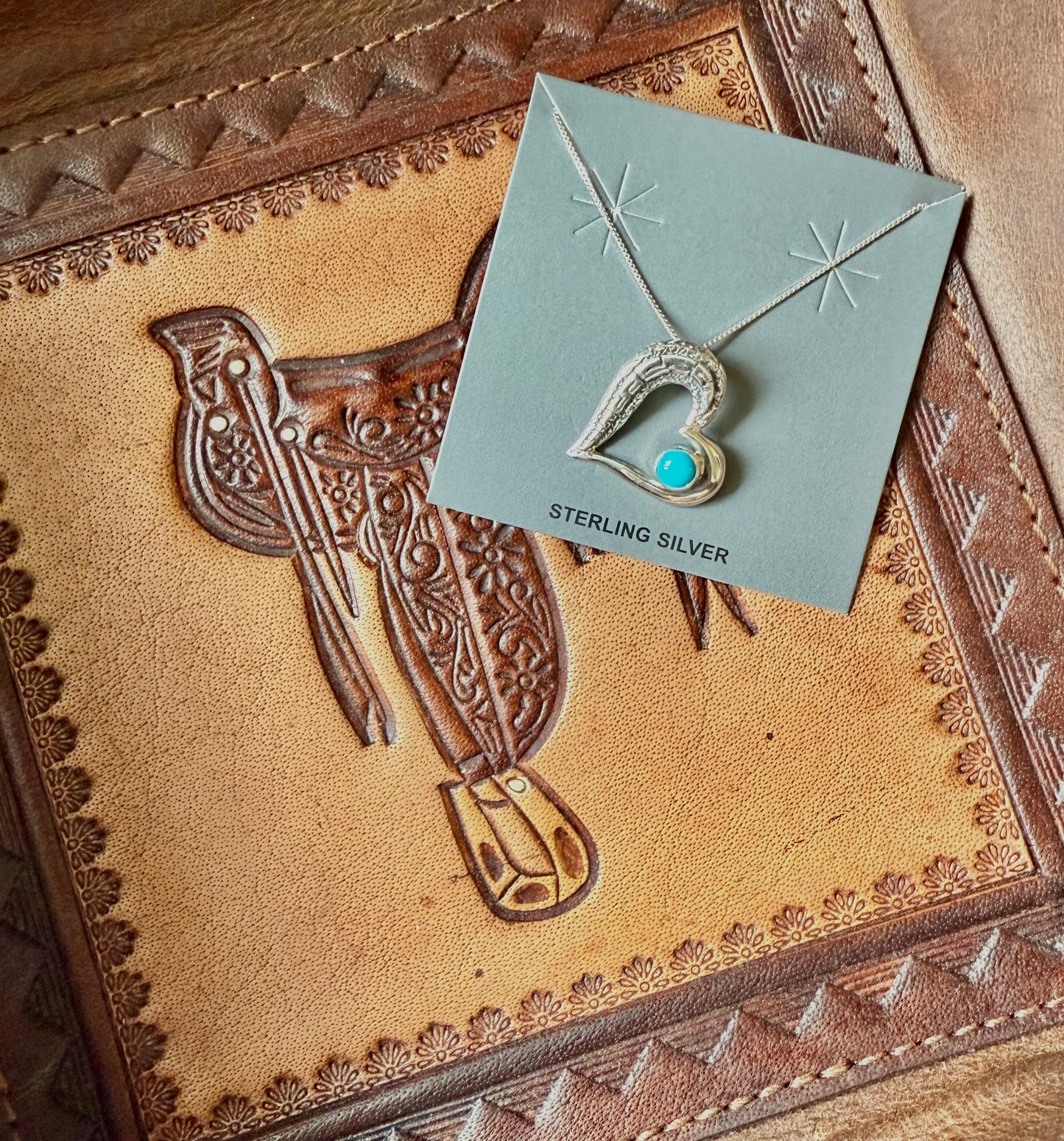 Authentic Turquoise Heart Necklace