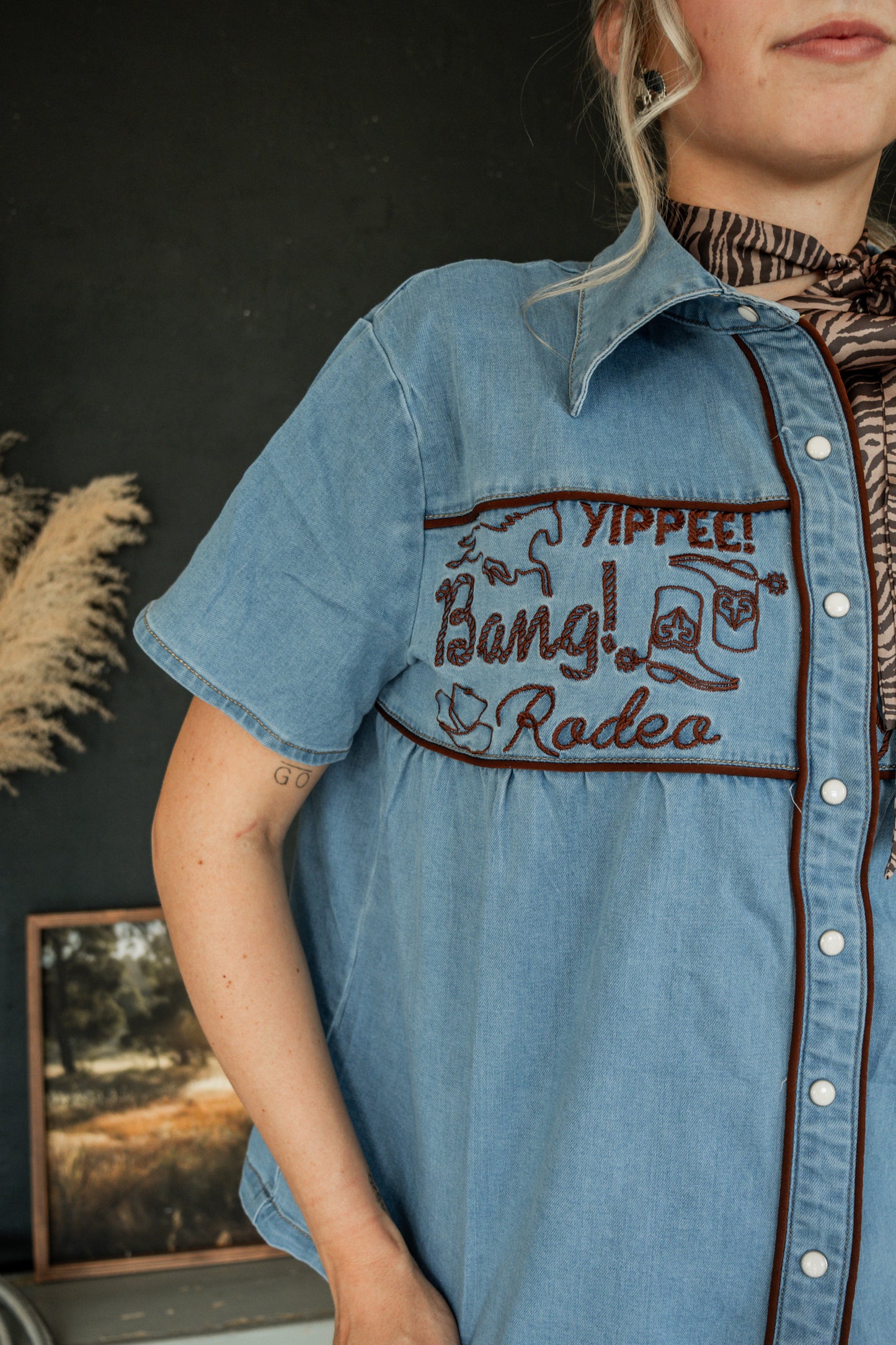 The Honky Tonk Denim Top