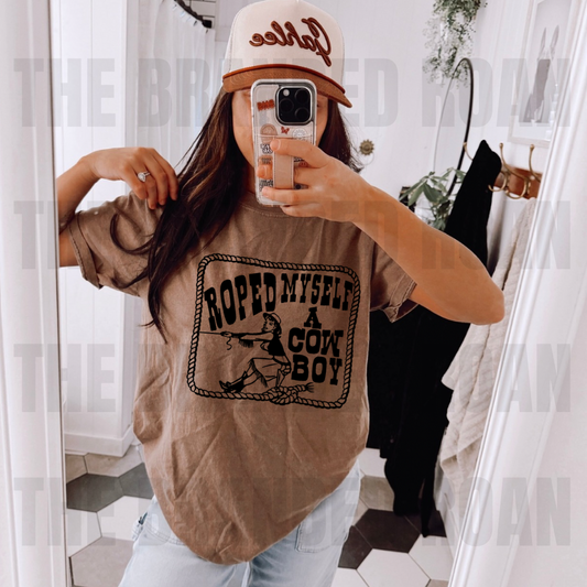 Roped Myself A Cowboy Tee