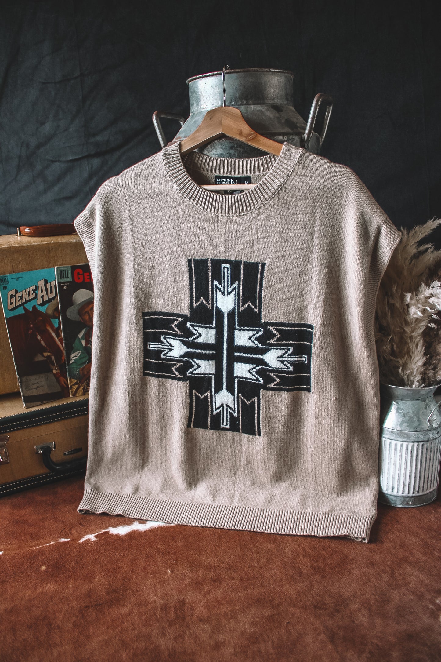 Santa Fe Cross Sweater Vest