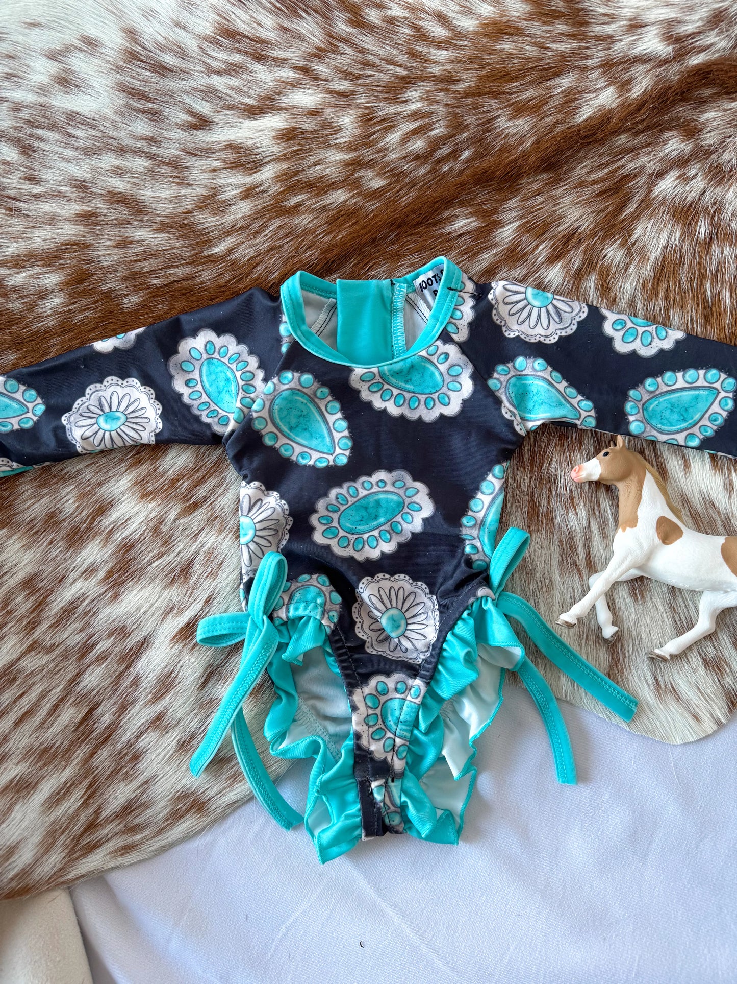 Turquoise Baby Swimsuit