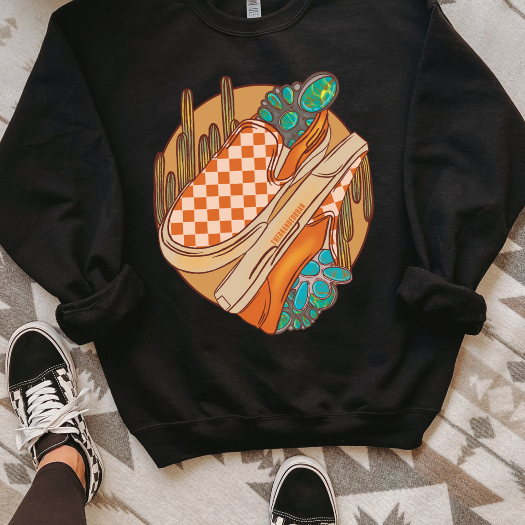 The Branded Roan - Checkered Shoes Crew