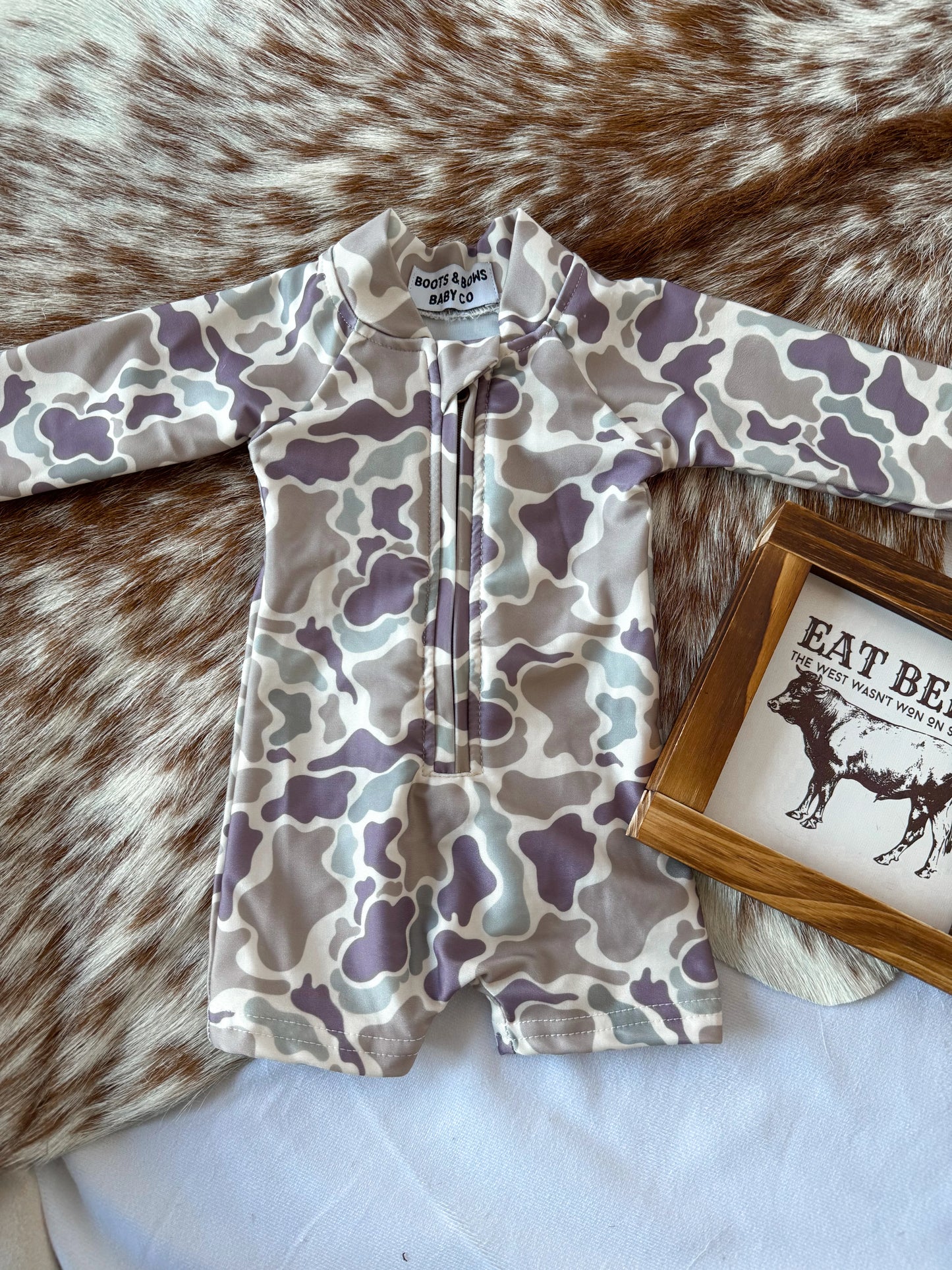 Duck Camo Baby Swimsuit
