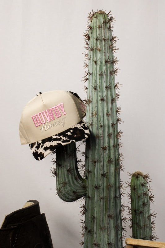 Howdy Honey Cowprint Cap