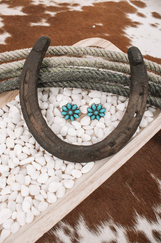 The Turquoise Quincy Earrings