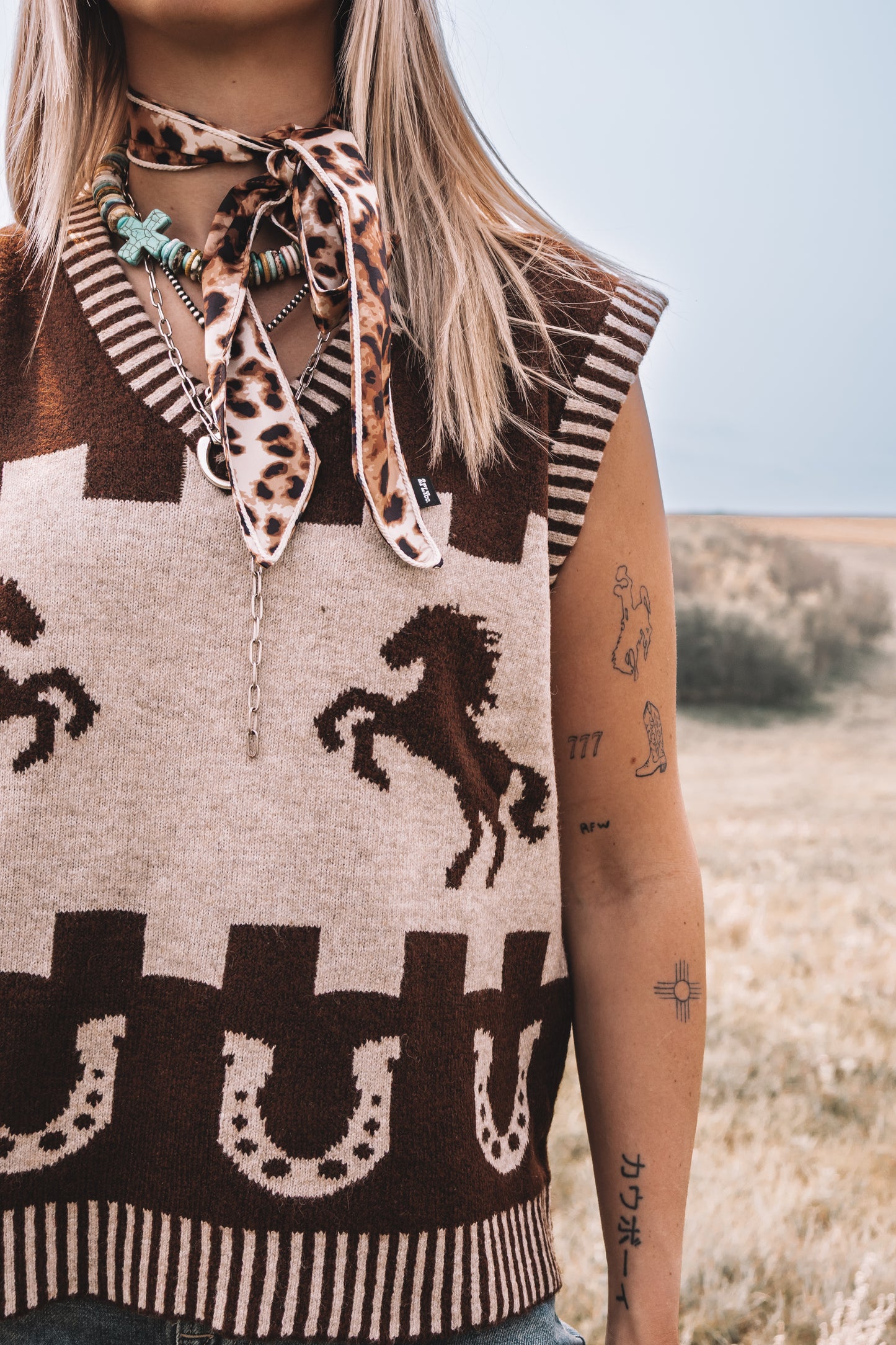The Bronc Knit Vest *PRE ORDER*