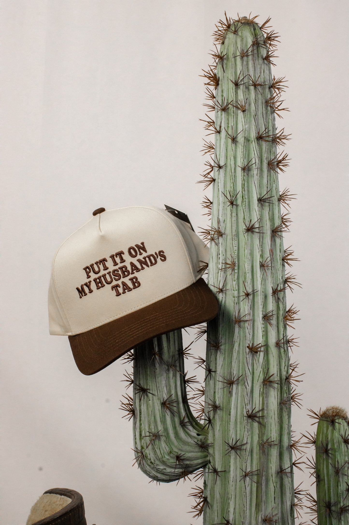 Brown Put it on my Husbands Tab Cap