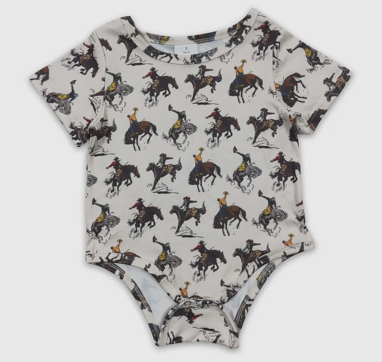 Short Sleeve Bronc Horse Onesie