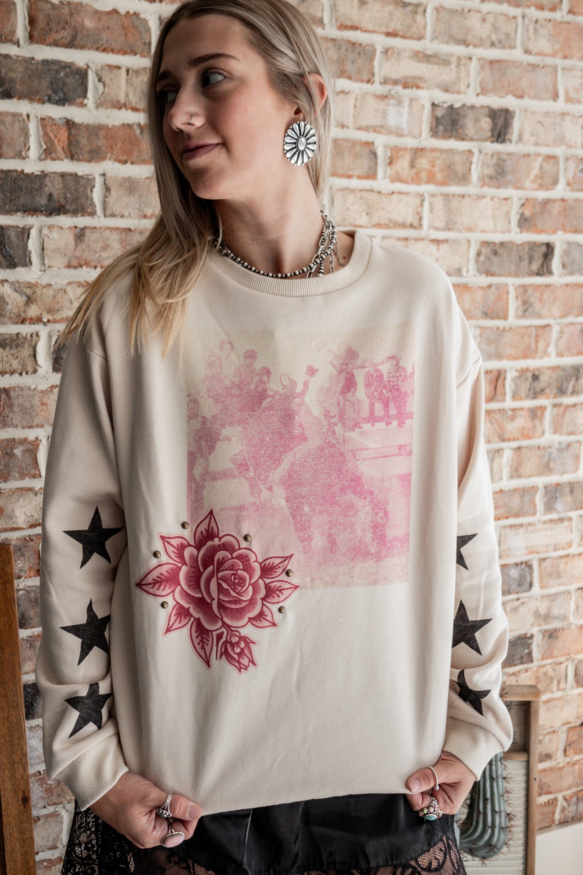 Stamford Rose Sweatshrit