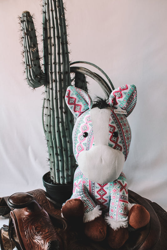 Pink & Blue Aztec Farm Pal