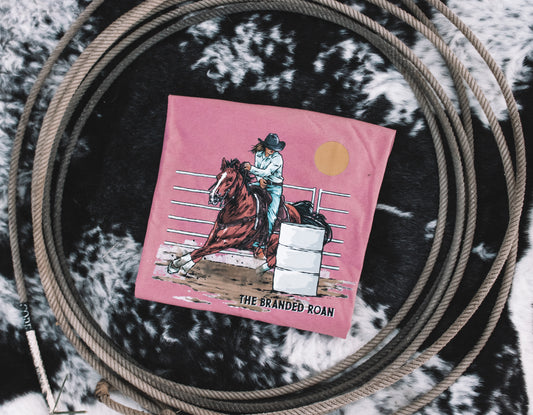 The Branded Roan - Barrel Racer Tee