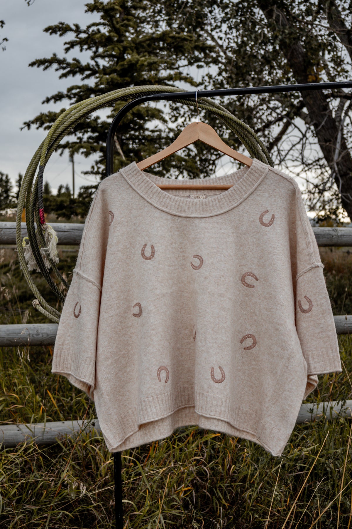 The Horse Shoe Honey Sweater