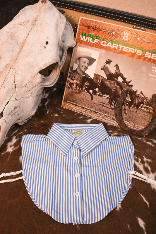 Blue Striped Collar