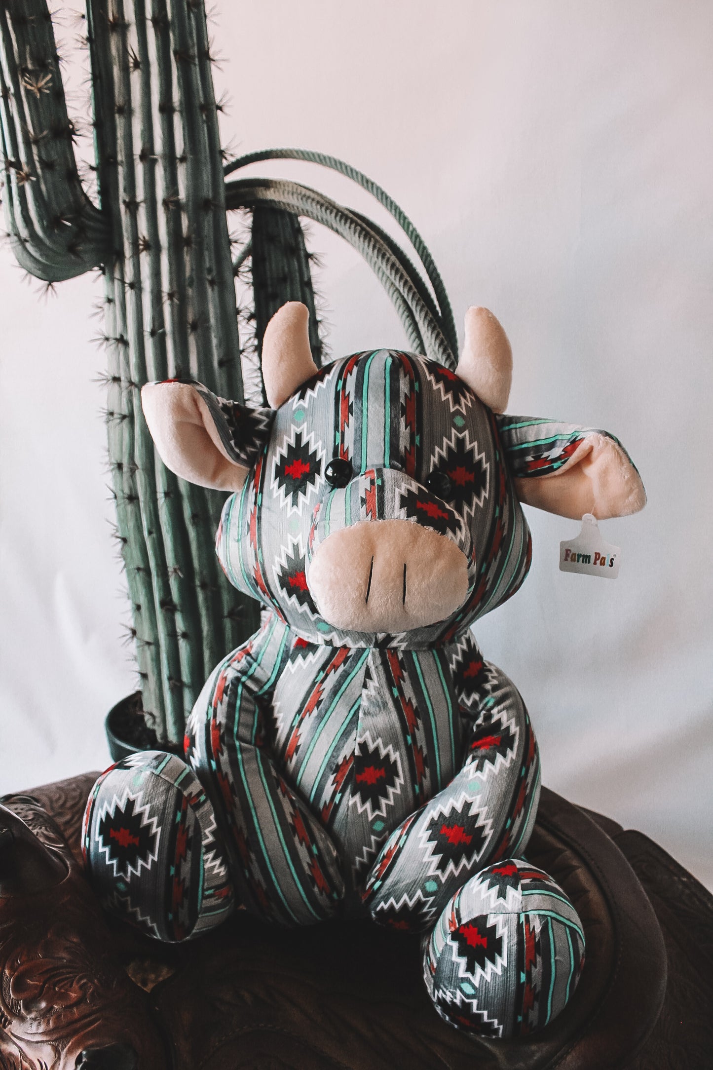 Red & Grey Aztec Farm Pal