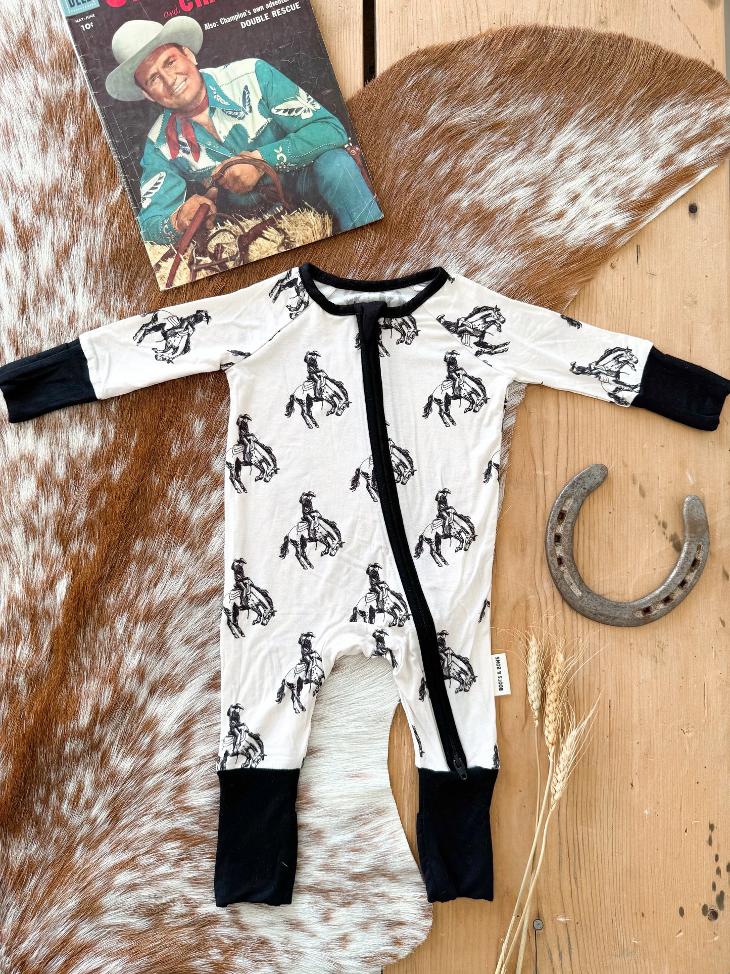 Old Skool Cowboy Onesie