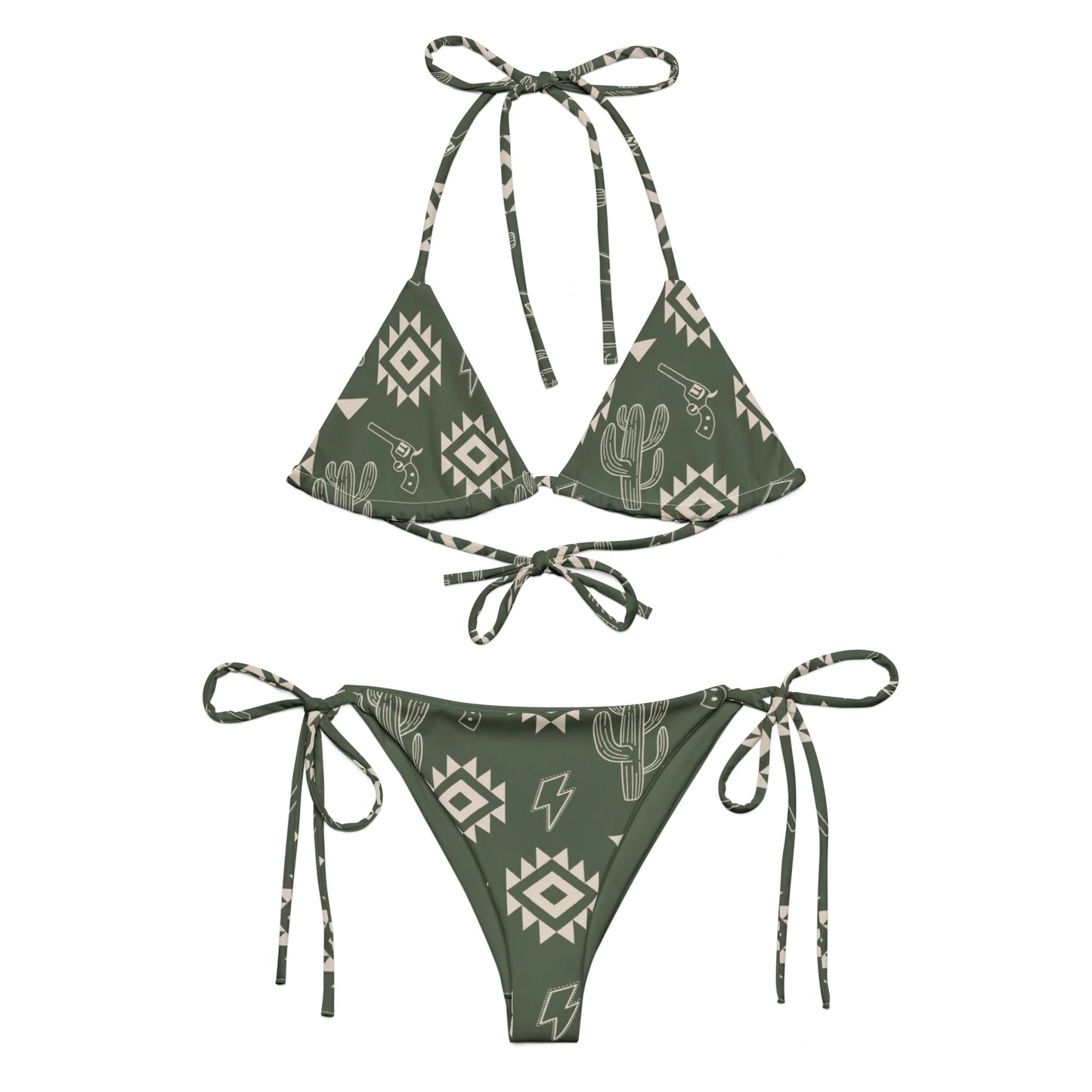 The Branded Roan - Cactus Rose Bikini