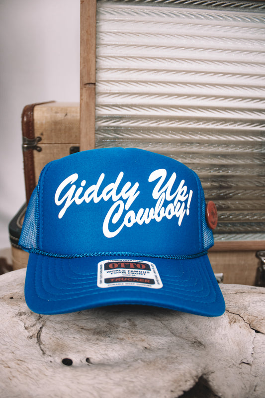 Giddy Up Cowboy Trucker Cap