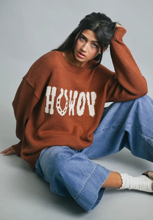 Howdy Knit Sweater