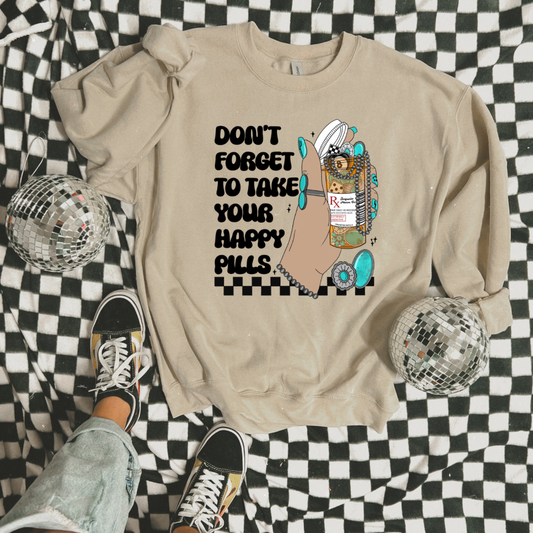 The Branded Roan - Happy Pills Crewneck