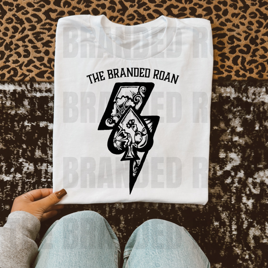 Lightning Bolt & Spade Tee