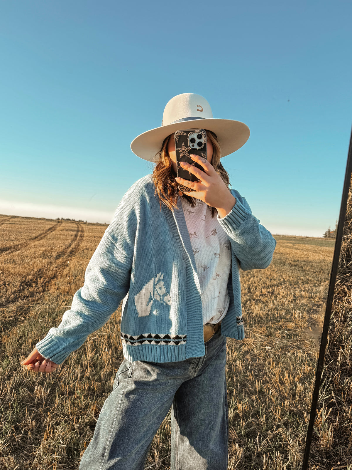 The Blue Roan Cardigan