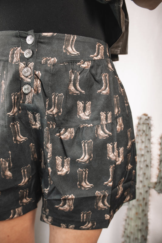 Branded Boots Shorts