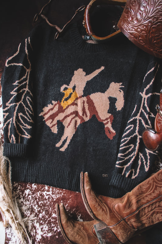 Western Rodeo Knitted Sweater