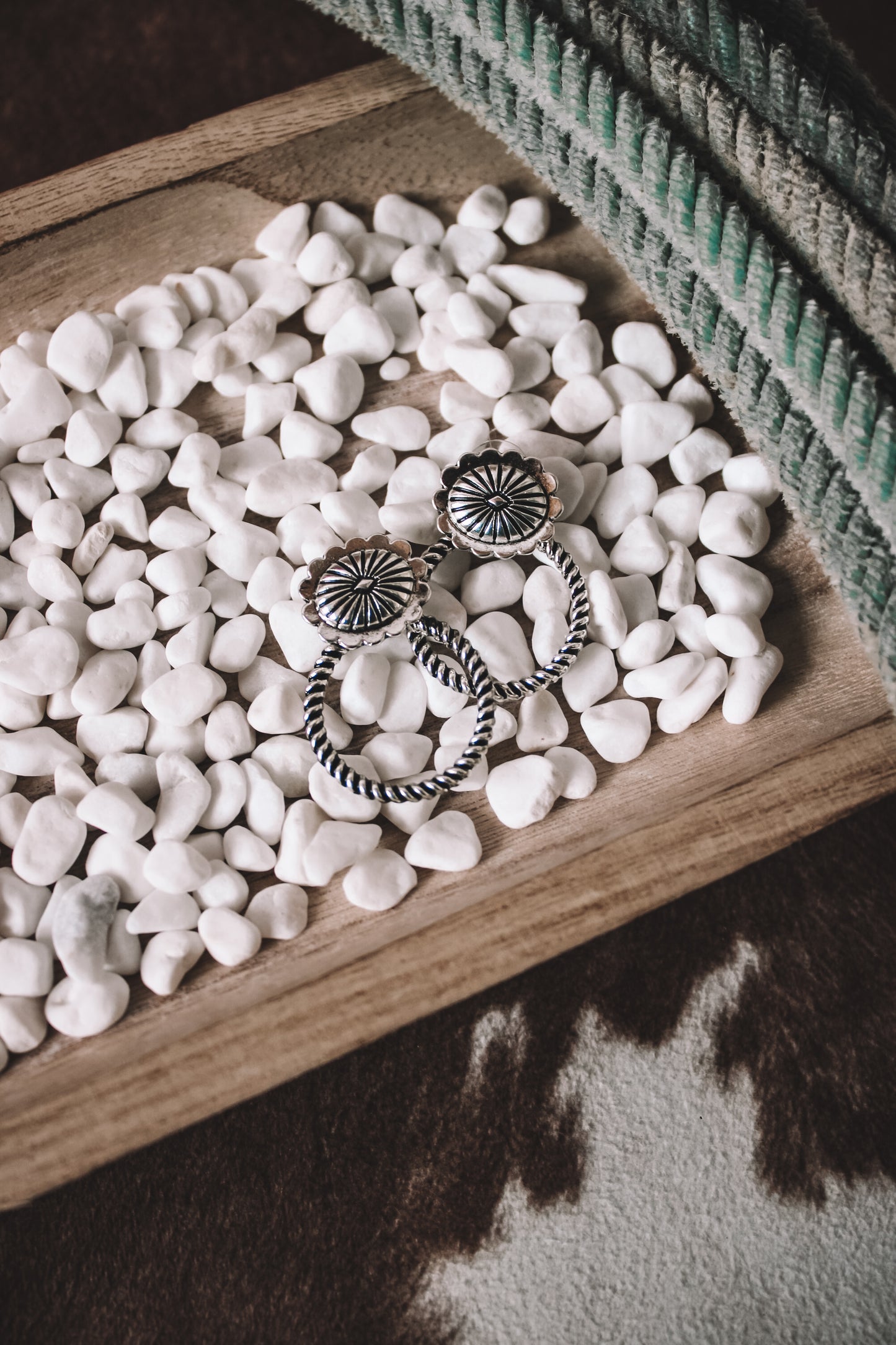 Faux Mini Conch Hoop Earrings