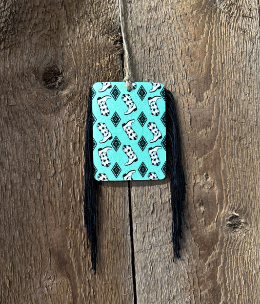 The Branded Roan - Turquoise Boot Freshie
