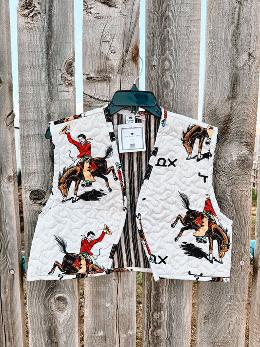 Ida Mae Lazy J Quilted Tara Vest