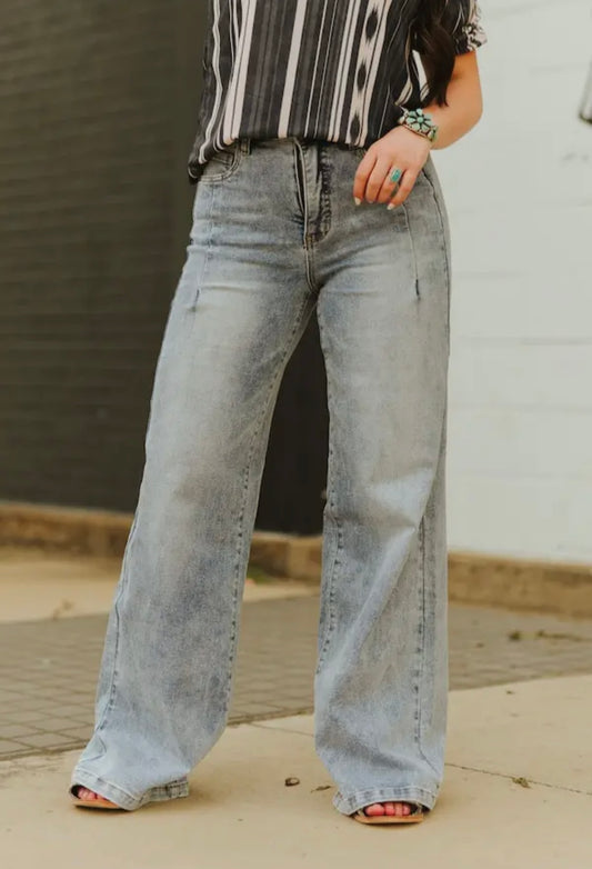 Vintage Stone Wash High Rise Jeans