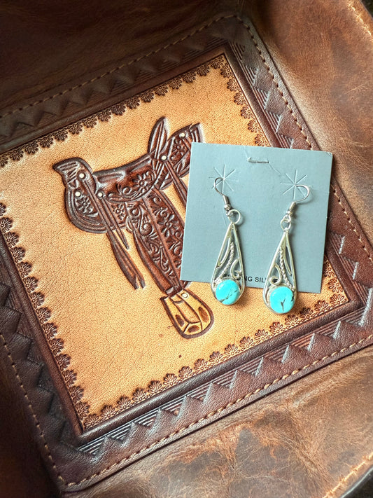 Authentic Tear Drop Dangle Earrings