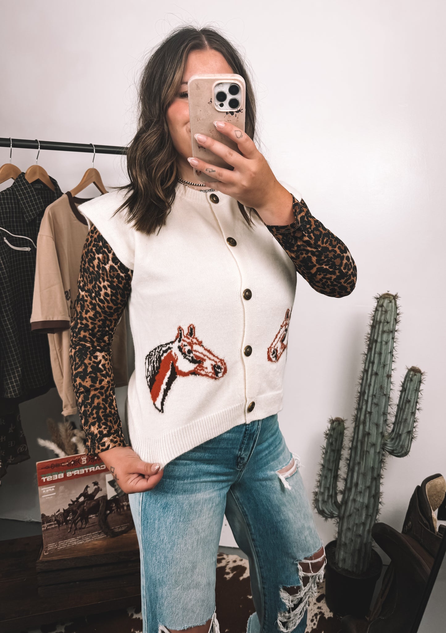 Prairie Pony Sweater Vest