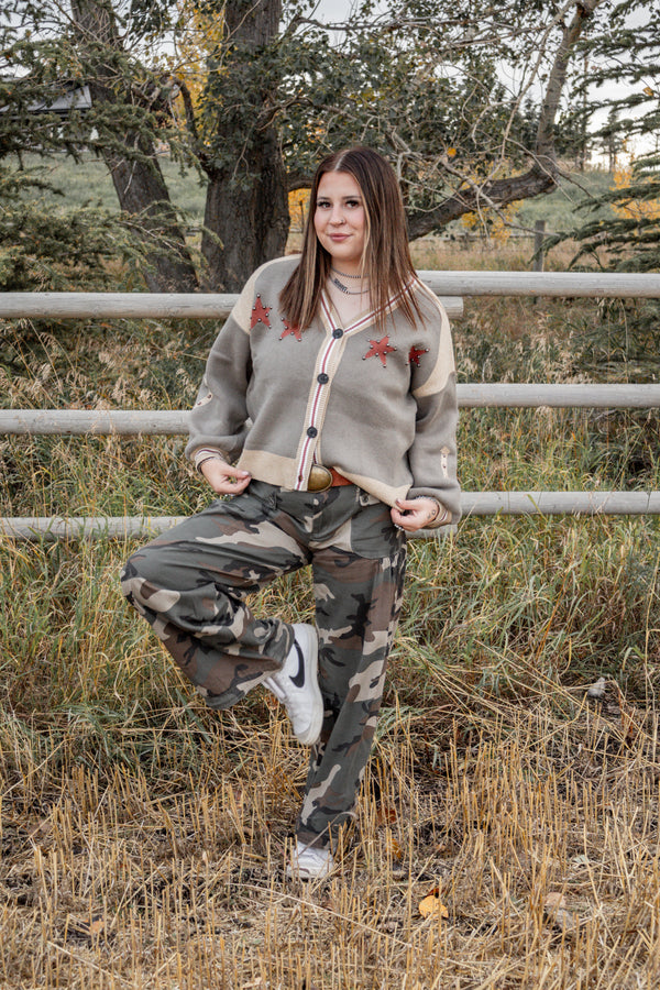 Broncs & Stars Cardigan