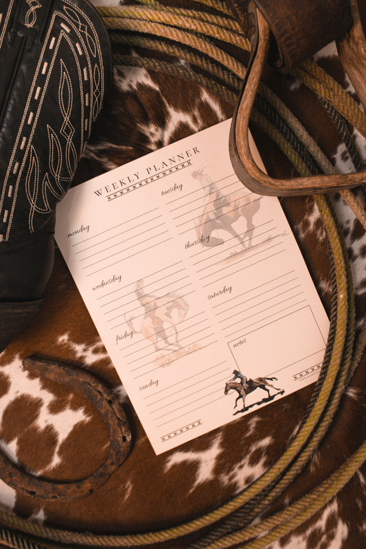 Western Weekly Planner