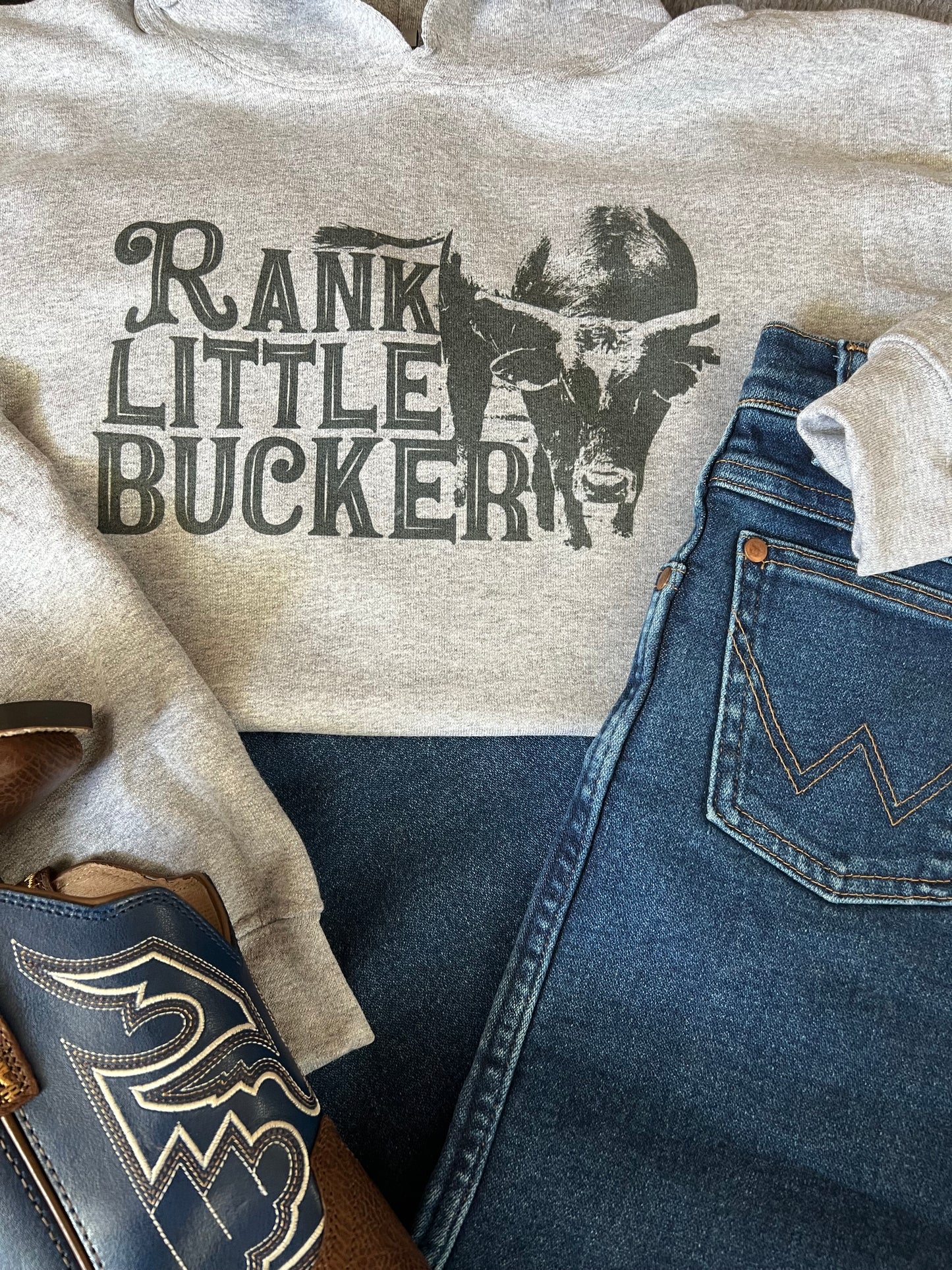 The Branded Roan - Little Bucker Youth Hoodie